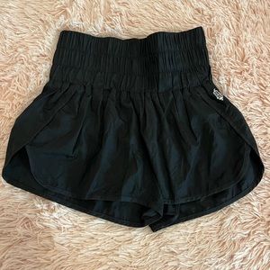 Free People Movement Black The Way Home Shorts